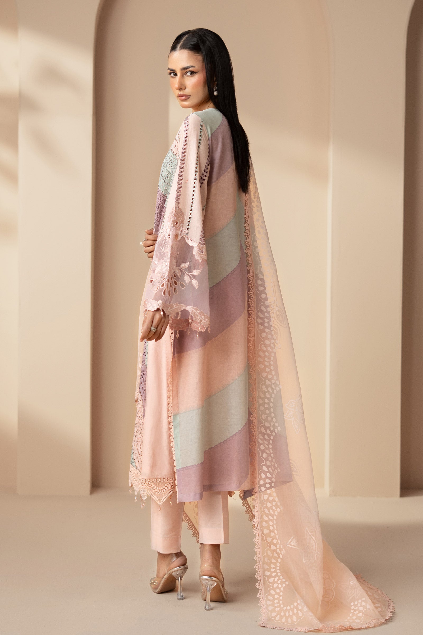 3 Piece Embroidered Lawn Suit