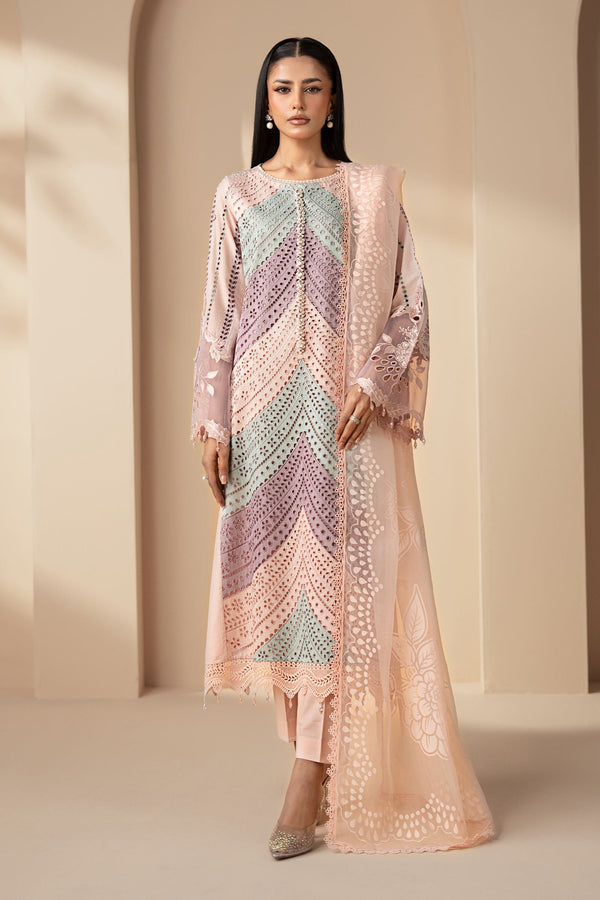 3 Piece Embroidered Lawn Suit
